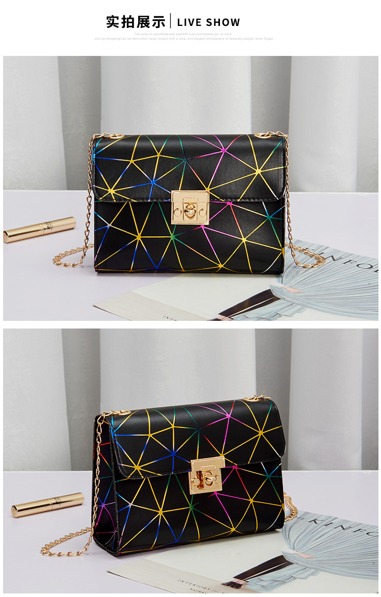 QA-863 - Trendy Line Sling Bag Special Special Black