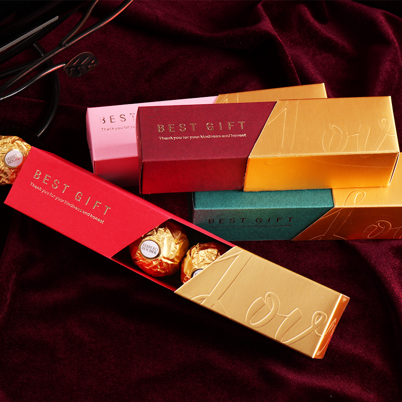 (Orange) 1 pcs Ferrero Rocher Lip Stick box (kotak sahaja)