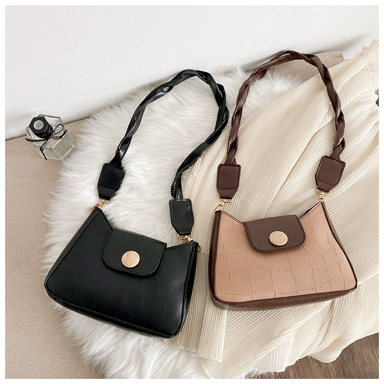QA-894 Stylish Vintage Shoulder Bag Khaki