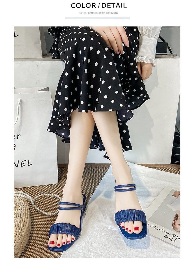 QA-905 Stylish Coupleline Heels Blue