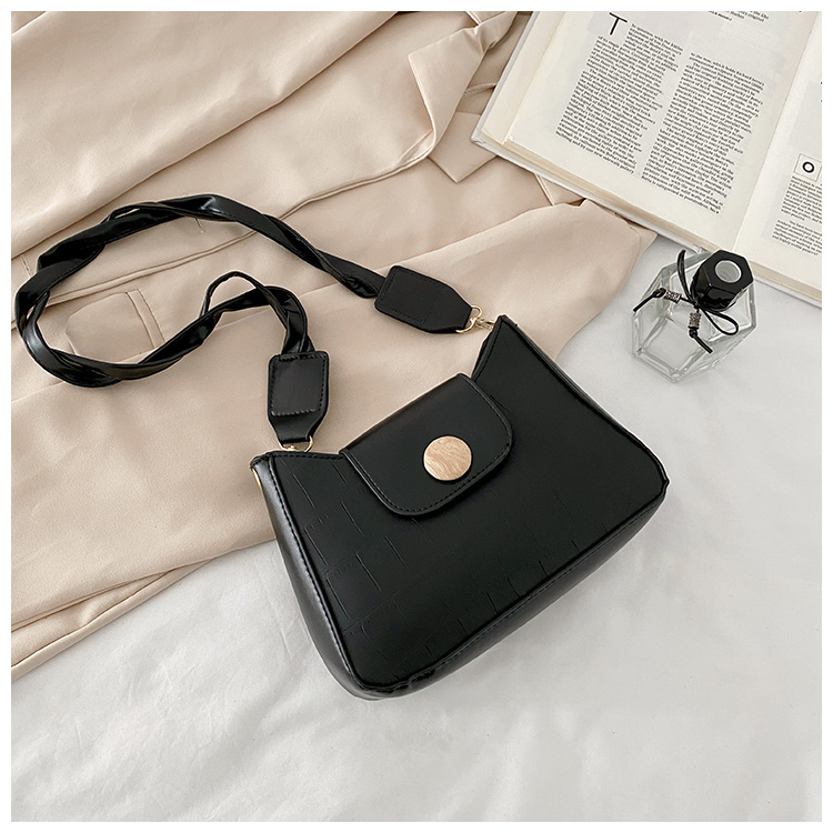 QA-894 Stylish Vintage Shoulder Bag Black