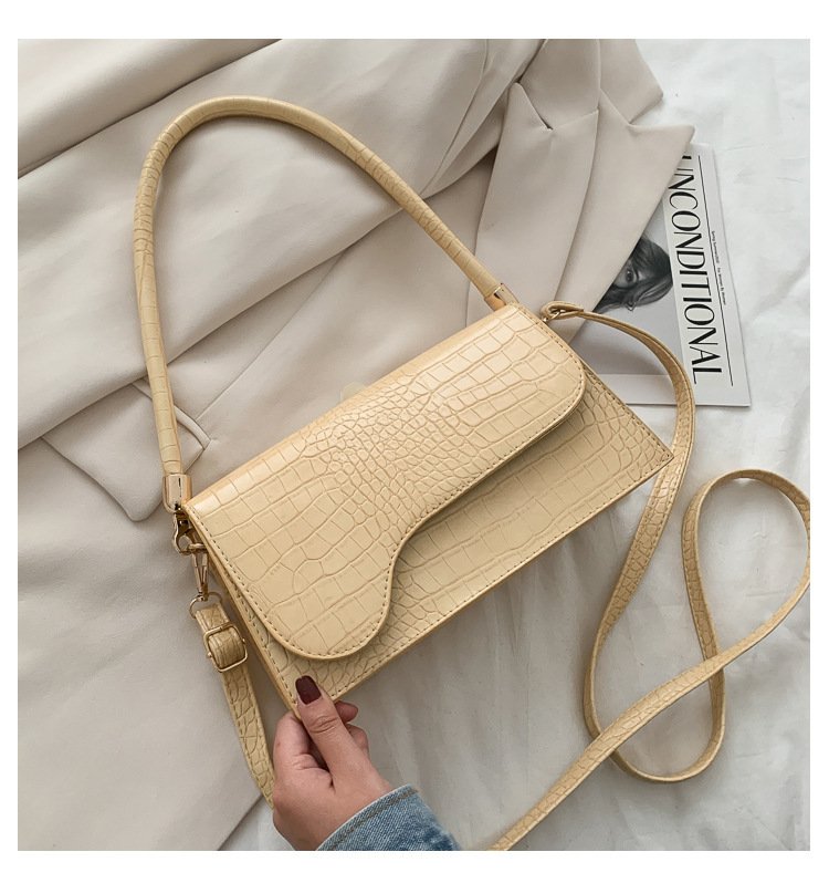 QA-898 Korean Fashion Baguette Sling Bag Yellow