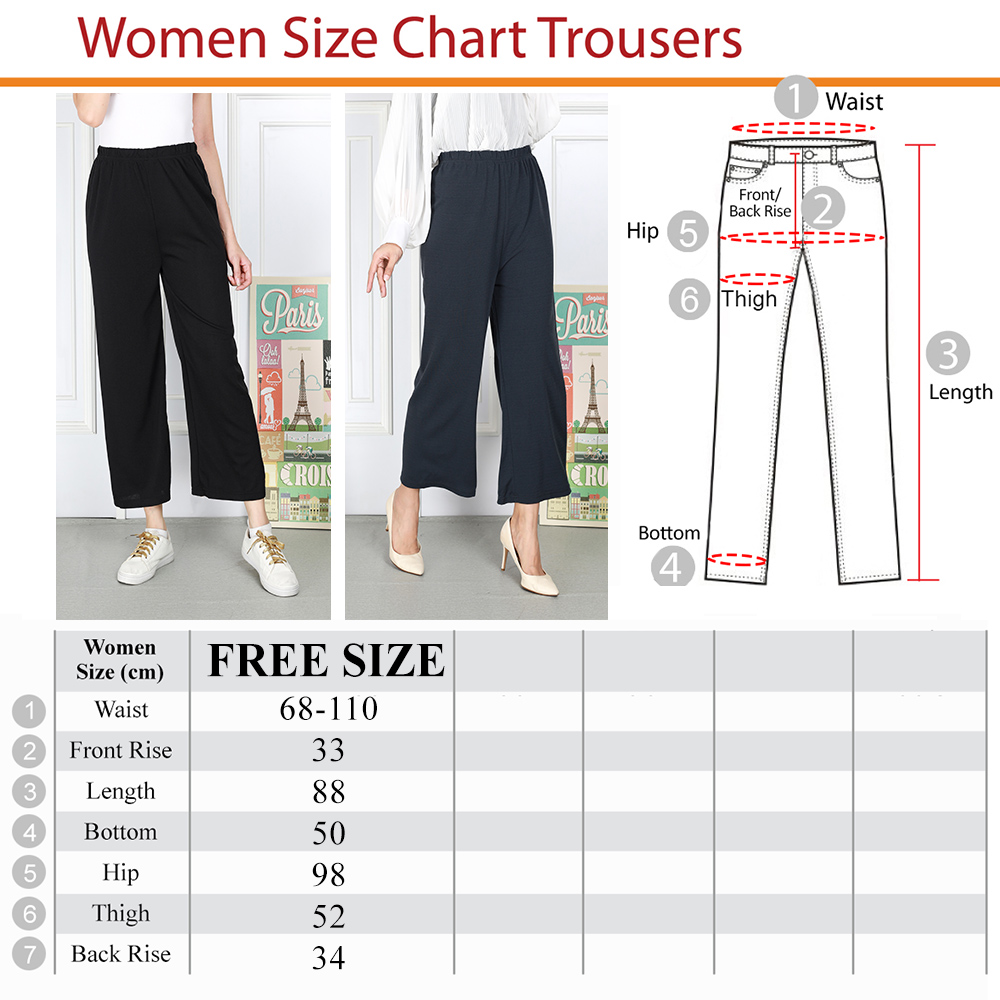 QA-885 - Casual Basic Long Pant Brown