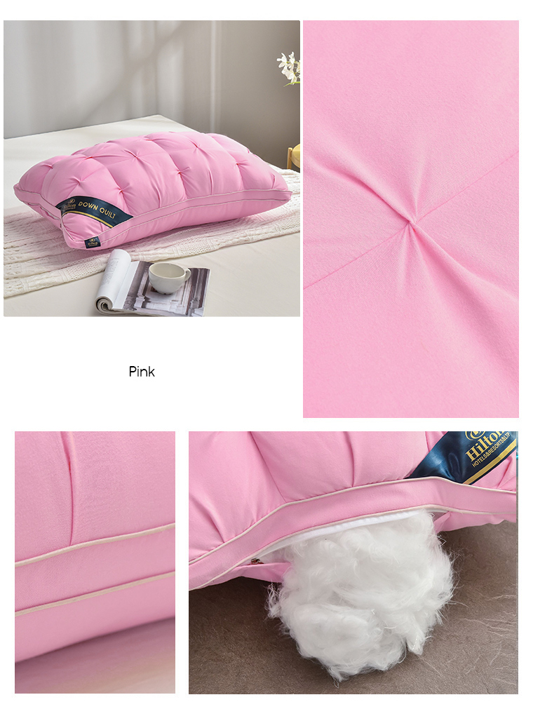 QA-904 Hilton 1kg Twisted Pillow 1pc Pink