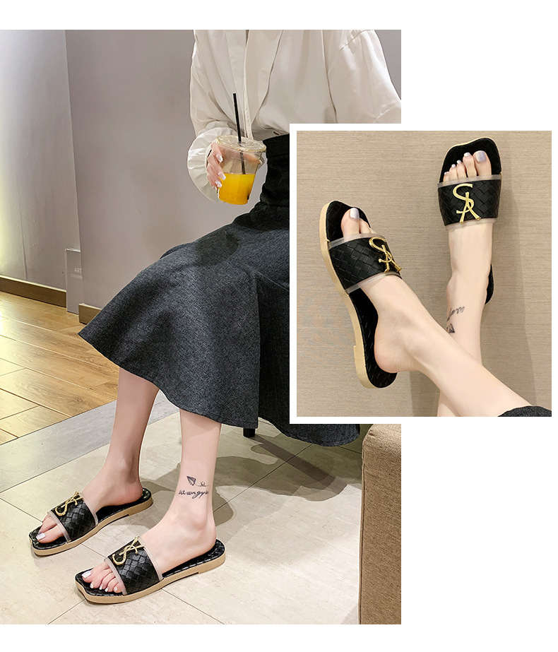 QA-907 Stylish YS Sandals Black