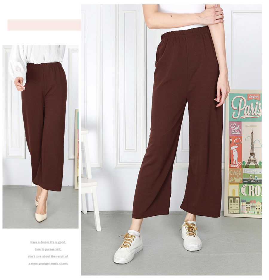 QA-885 - Casual Basic Long Pant Brown