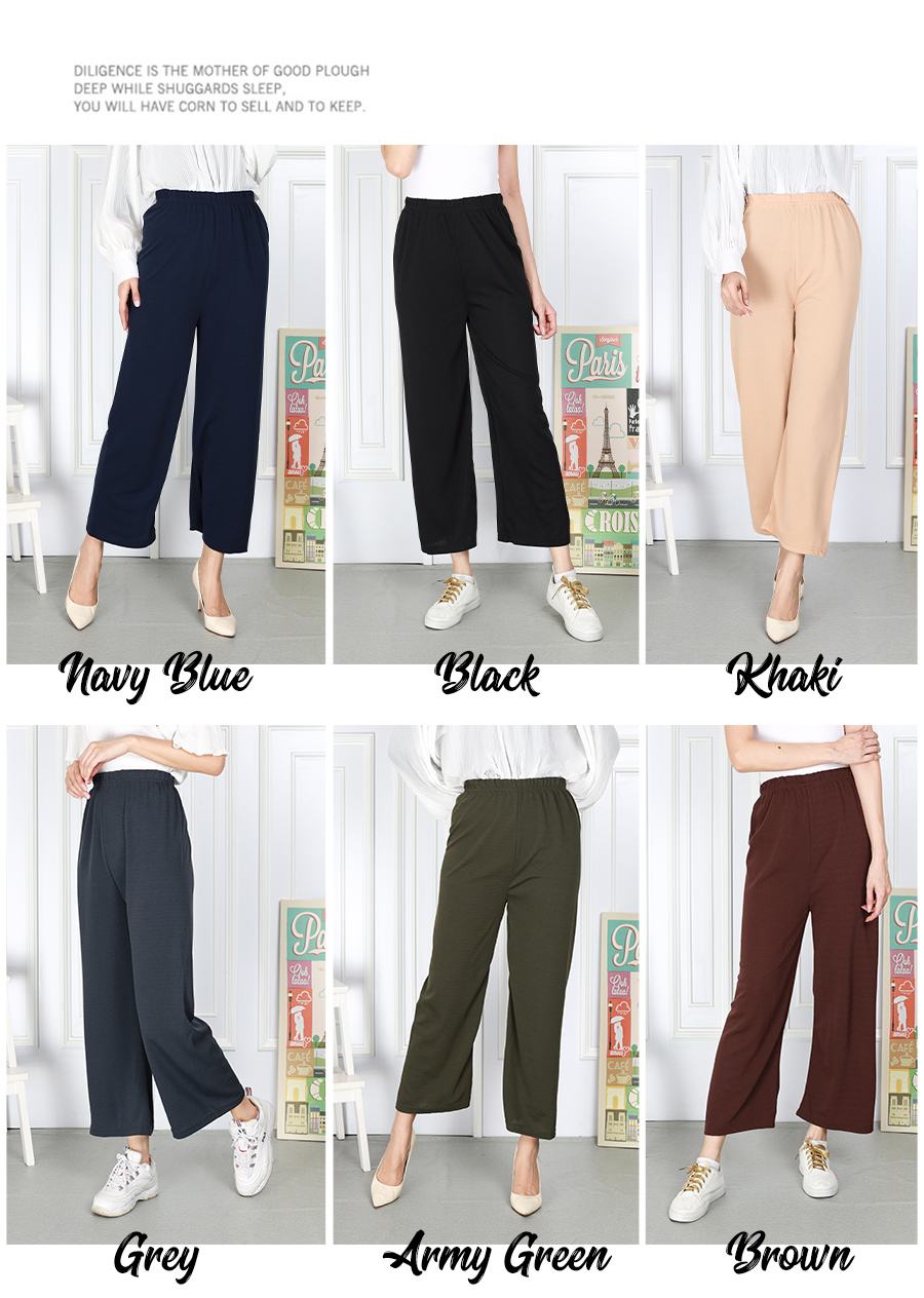 QA-885 - Casual Basic Long Pant Khaki