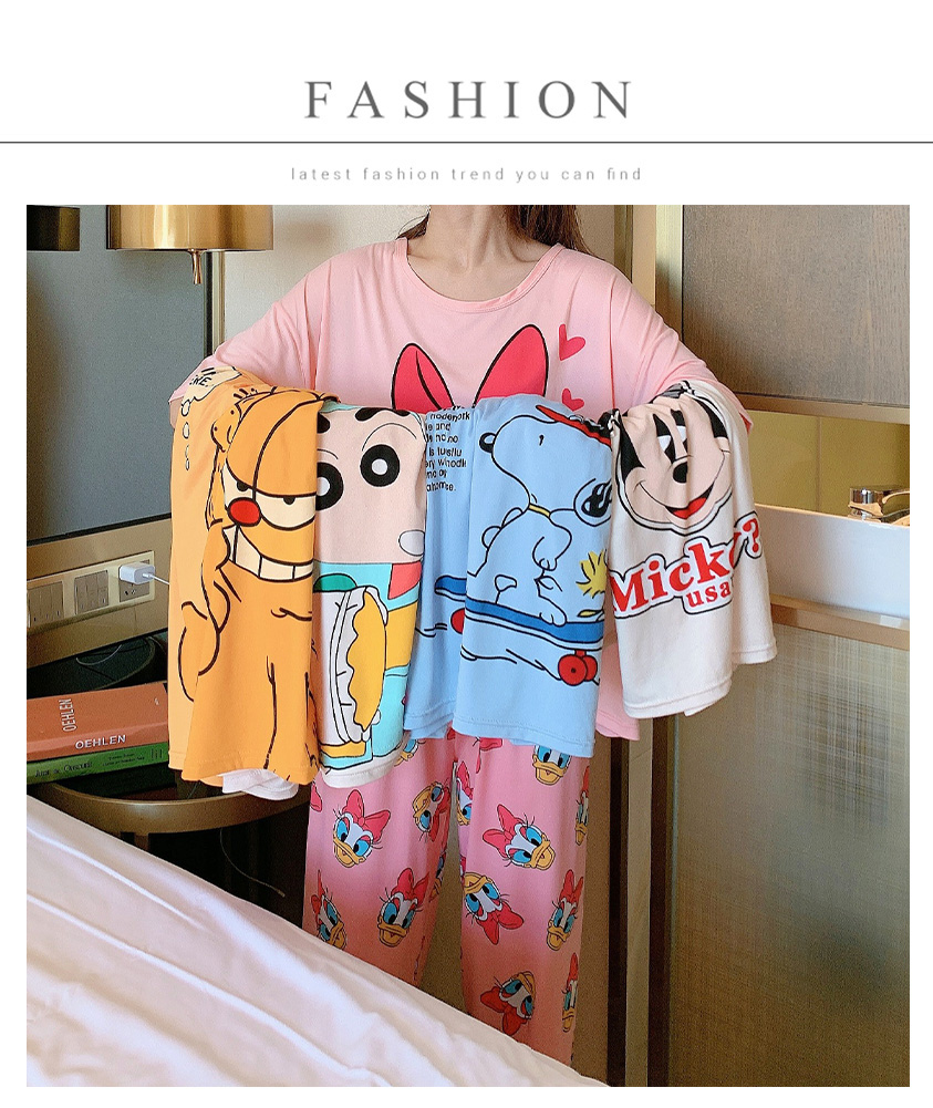 QA-886 Soft Comfy Short Sleeve Pyjamas 01