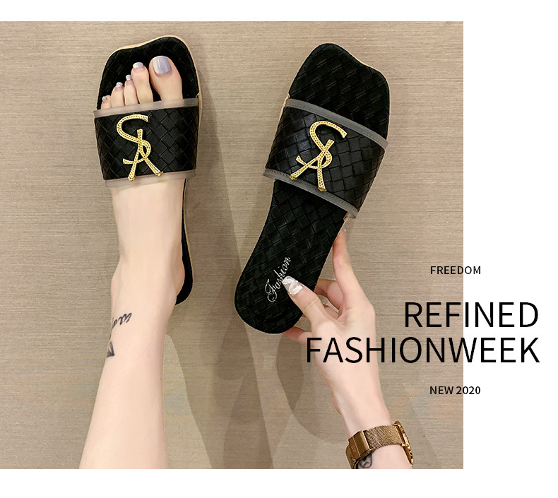 QA-907 Stylish YS Sandals Black